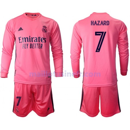 Maillot de Foot Real Madrid Eden Hazard 7 Extérieur 2020-21 Manches Longues - Enfant Maillot de Foot Real Madrid Eden Hazard 7 Extérieur 2020-21 Manches Longues - Enfant